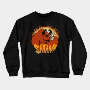 Coffee Break Satan Crewneck Sweatshirt